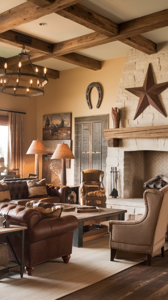 Western statement rug