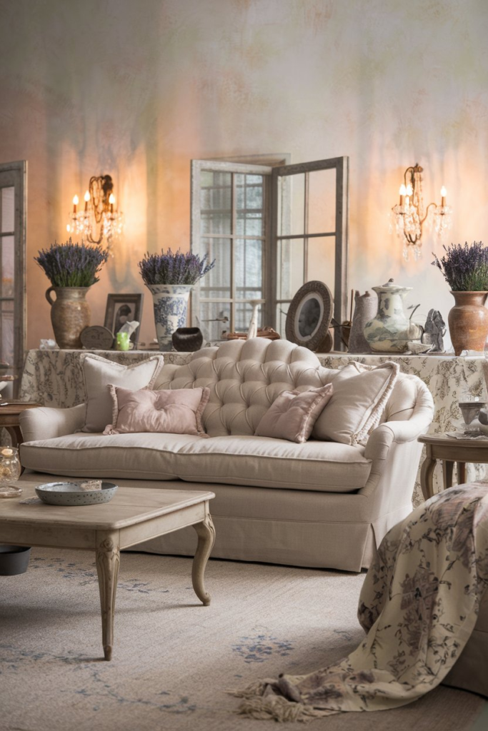 Mix of Antique and Modern Decor