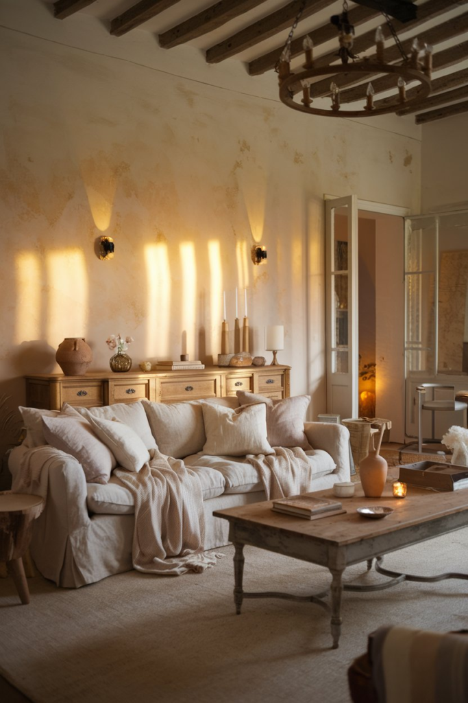 Large Rustic Framed Mirror