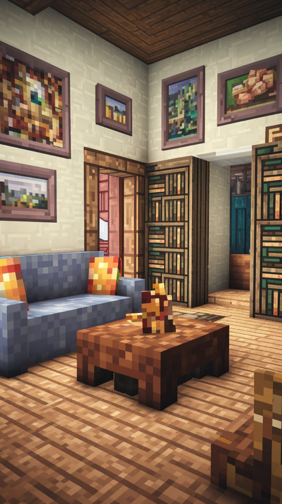 Victorian Minecraft Living Room