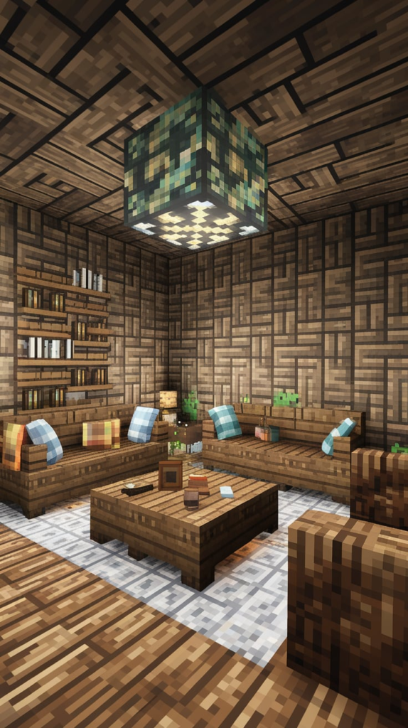 Steampunk Minecraft Living Room