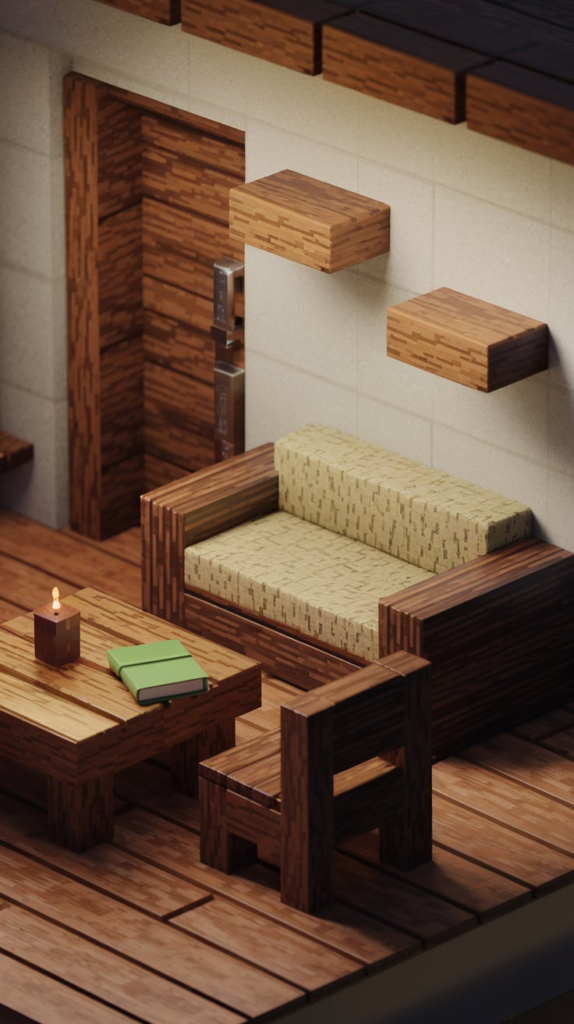 Wizard Minecraft Living Room