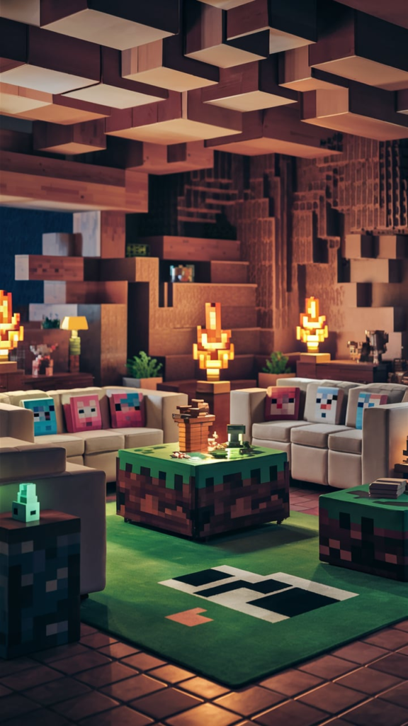 Minecraft Living Room Inspiration