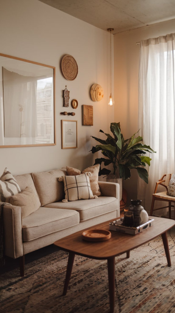 Comfortable living room seating