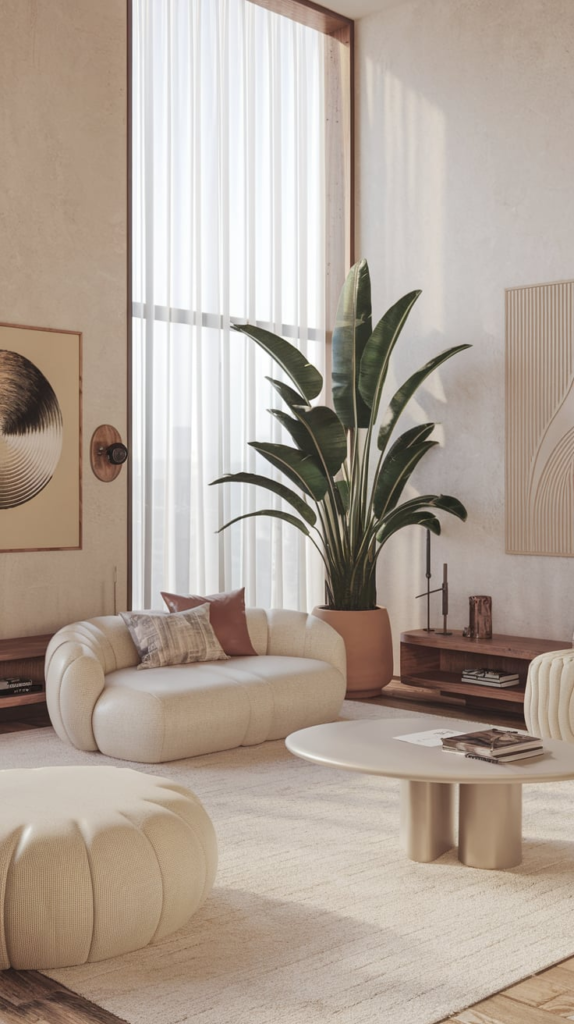 Vintage decor in living room