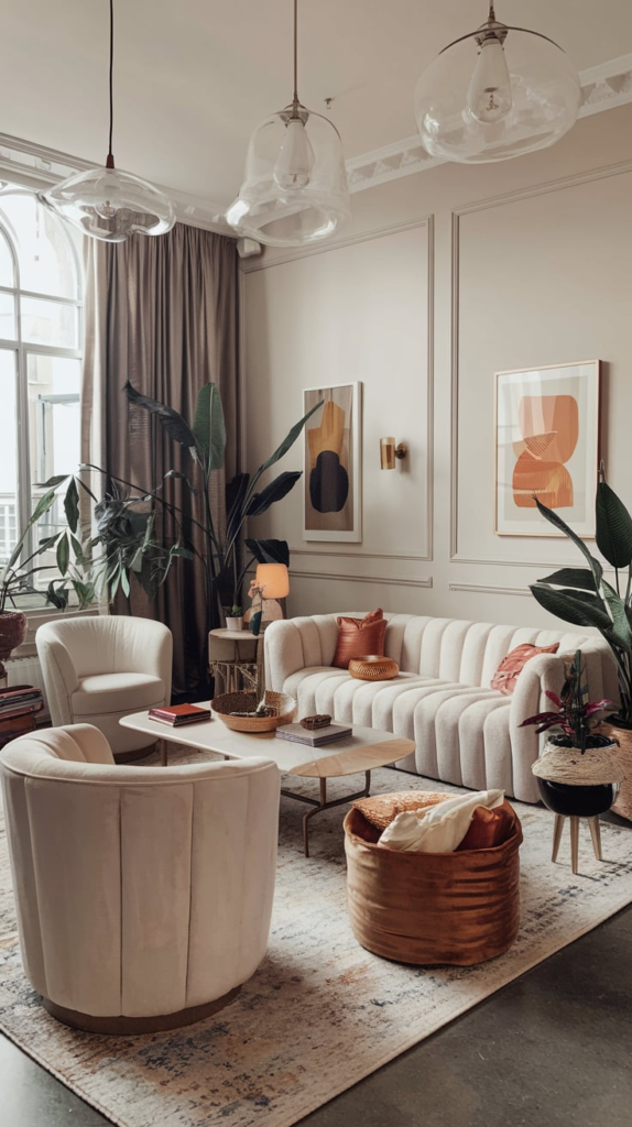 Storage solutions in living room