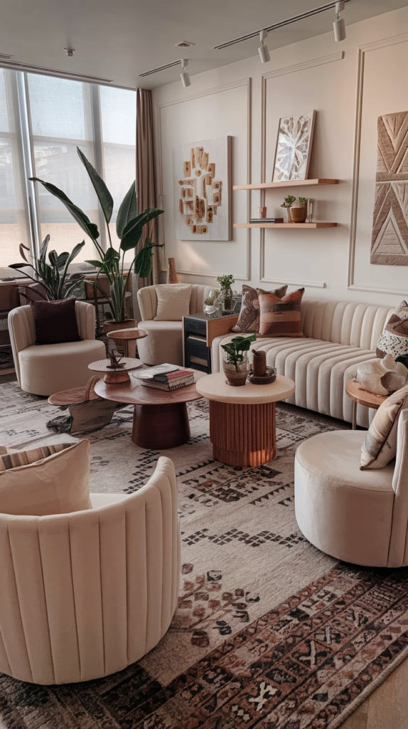 Artwork in living room