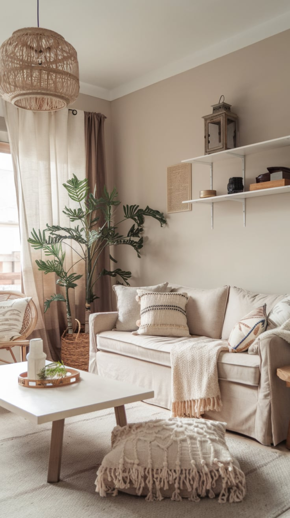 Neutral toned living room
