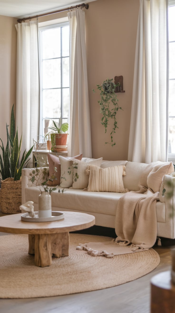 Cozy living room final look