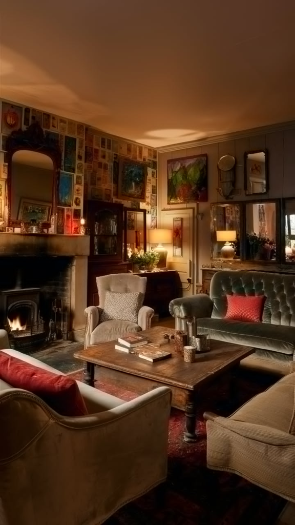 Mix of old and new furniture