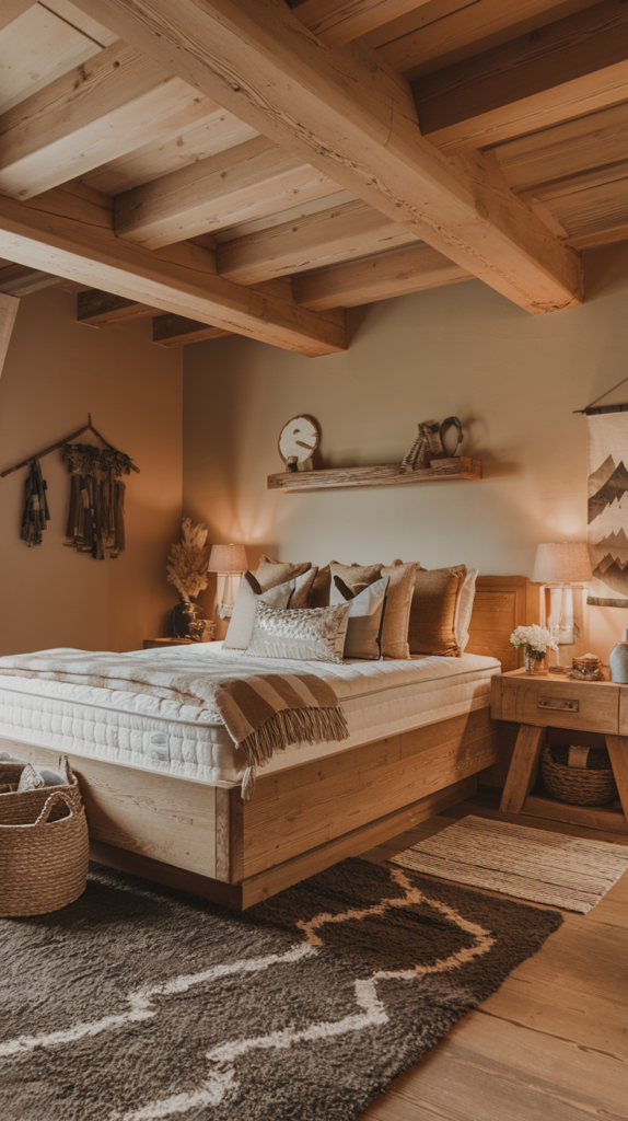 Olive Green and Warm Browns Interior Palette