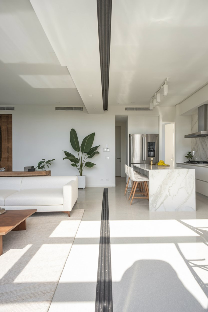 Lavender and Soft Grey Interior Palette