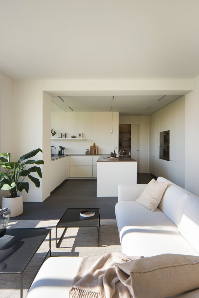 Soft White and Light Wood Interior Palette