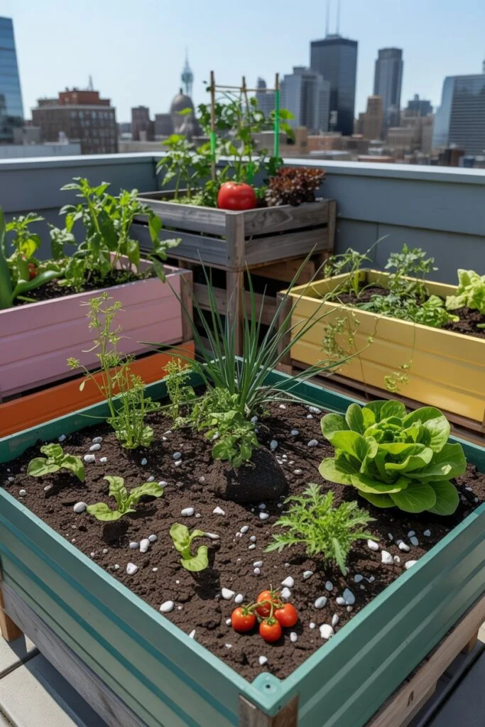 Lightweight soil mix in containers