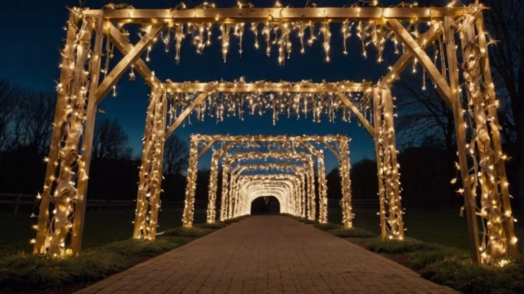 Craft a Magical Light Tunnel Entrance