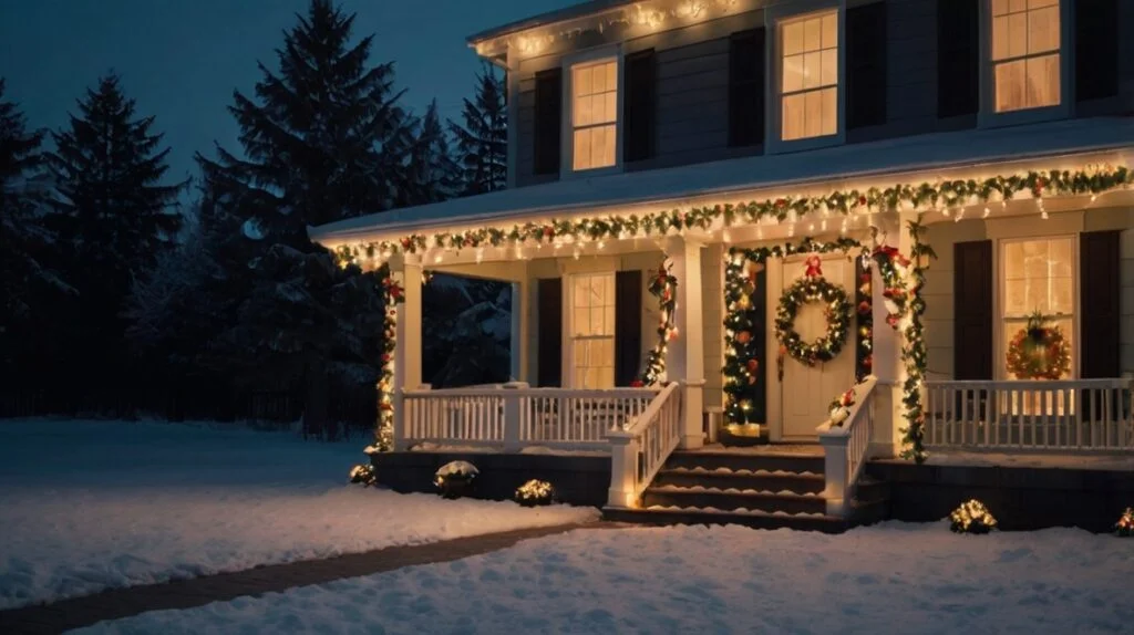 Illuminate Your Front Door with a Glowing Wreath