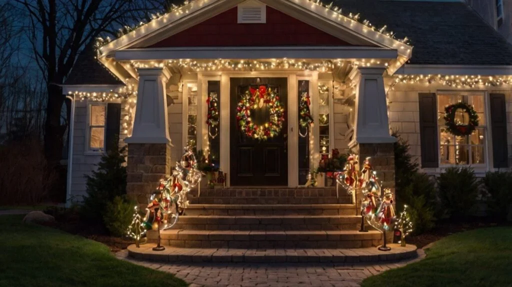 Accentuate Your Front Entrance with Lights