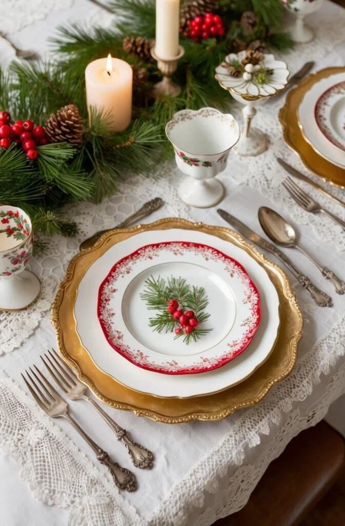 Elegant Vintage Table Decor