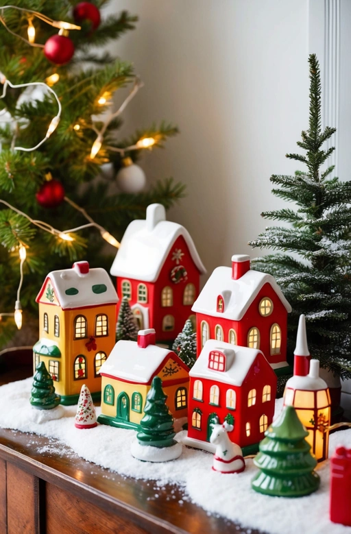 Charming Retro Christmas Villages