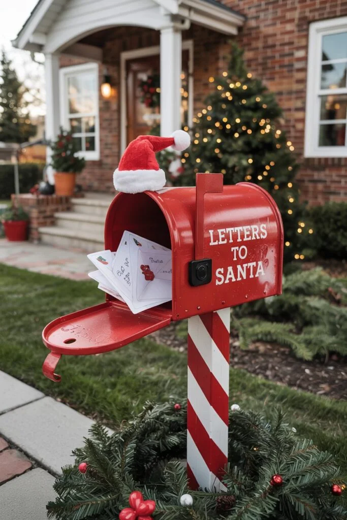 Outdoor Letters to Santa Mailbox