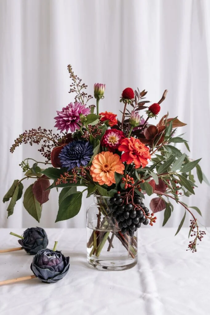 Moody Winter Floral Arrangement