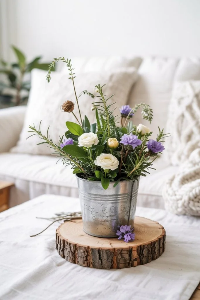 Winter Herb Floral Arrangement