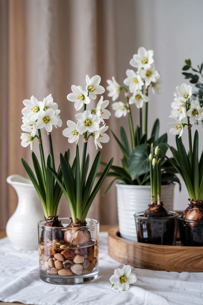 Paperwhite Bulbs in Vase