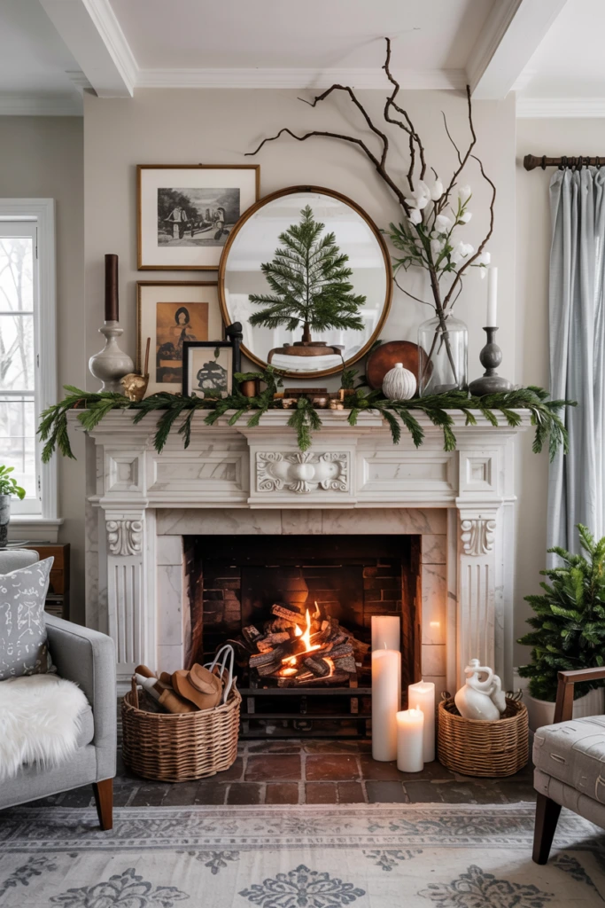 Maximalist Winter Mantel