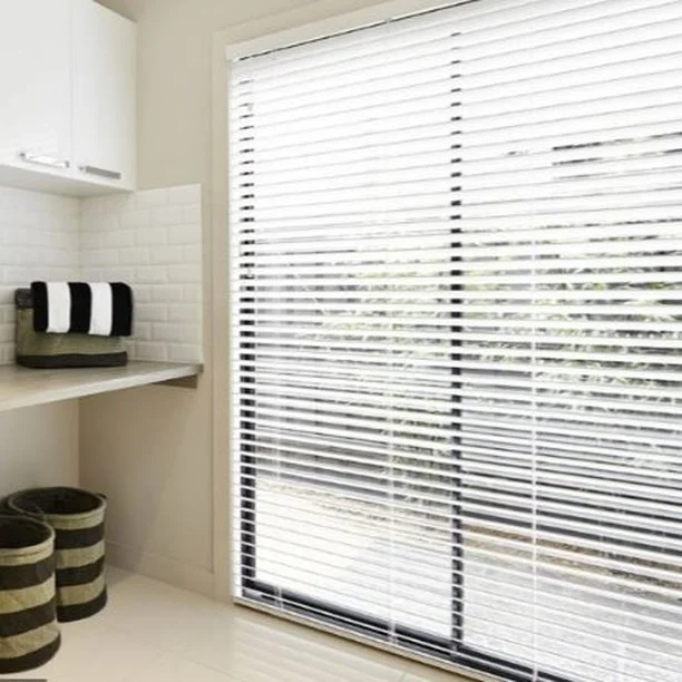 White Venetian Blinds