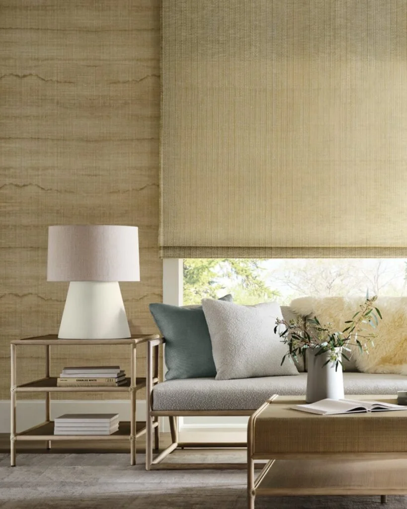 Natural Woven Roman Shades