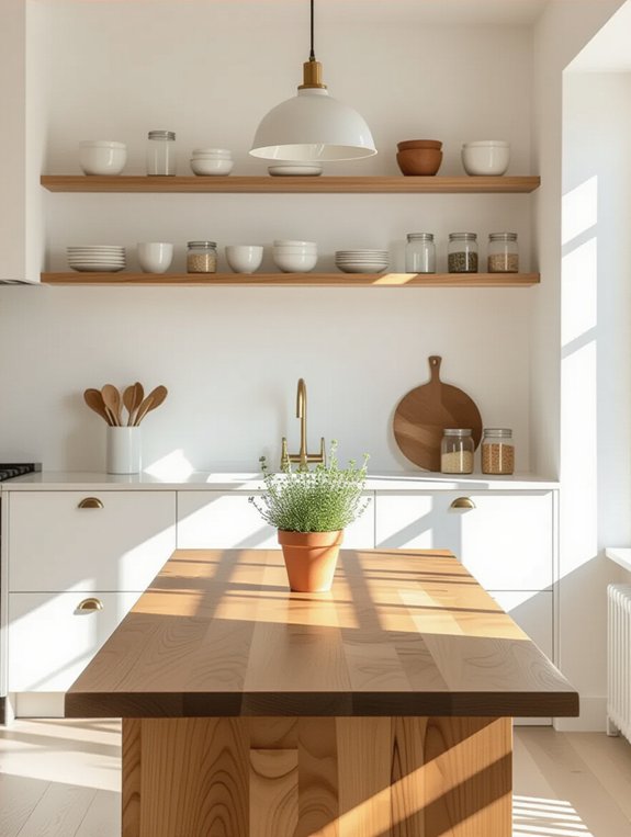 minimalist kitchen decluttering