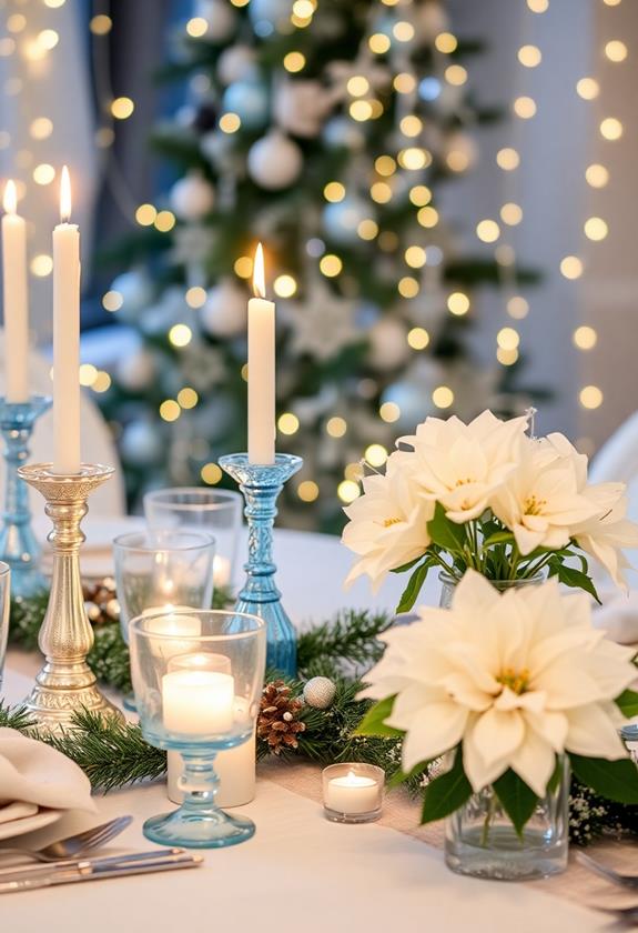 frosted glass christmas decor