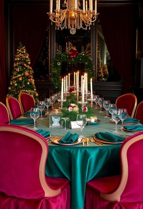 velvet fabric christmas decor
