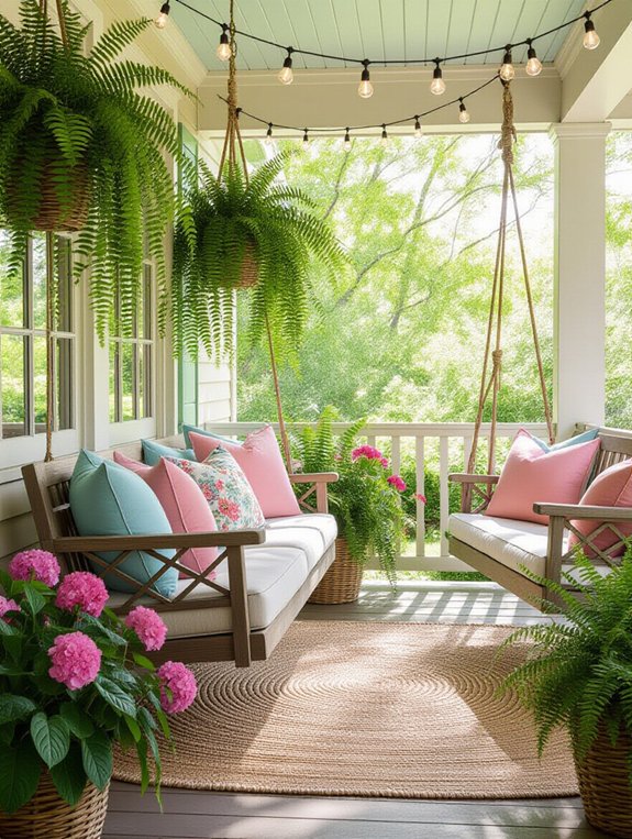 comfortable outdoor seating area