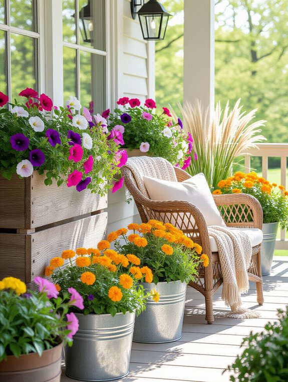 handmade rustic planters