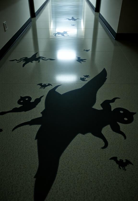 spooky stickers for floors