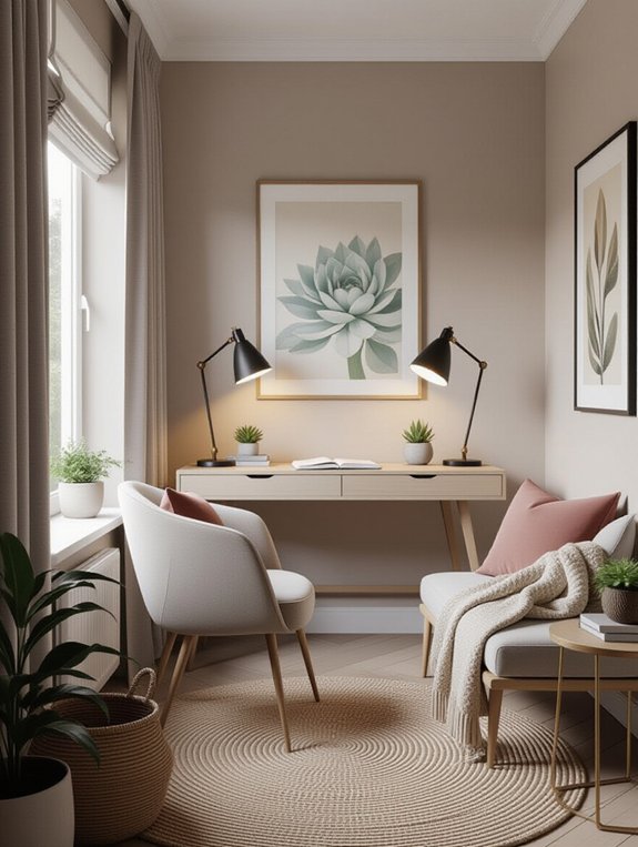 clear pathways in small rooms