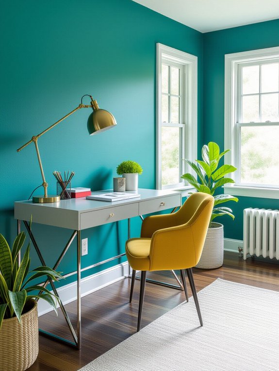 accent walls inspire creativity