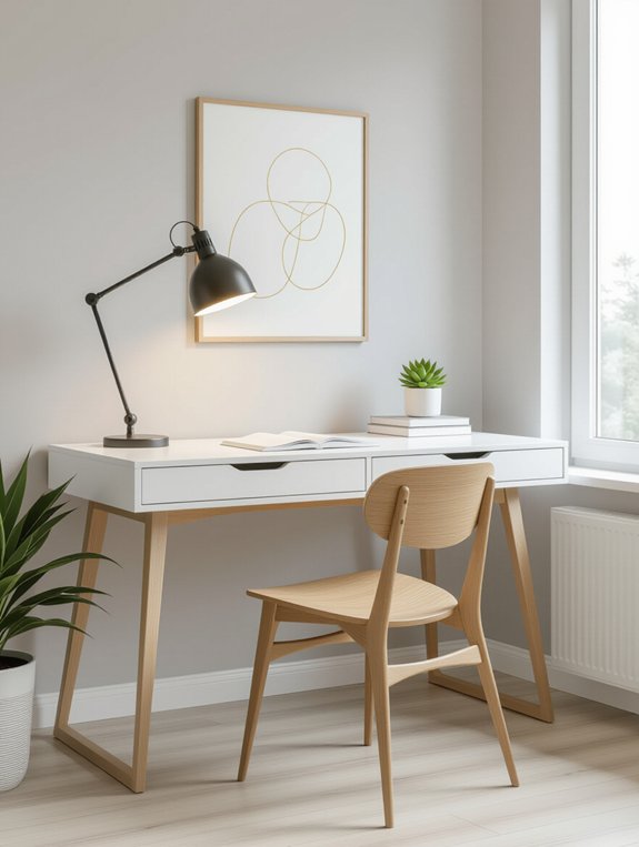 minimalist study room essentials