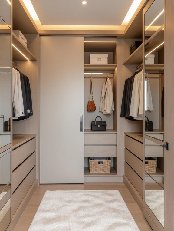 maximize closet space stylishly