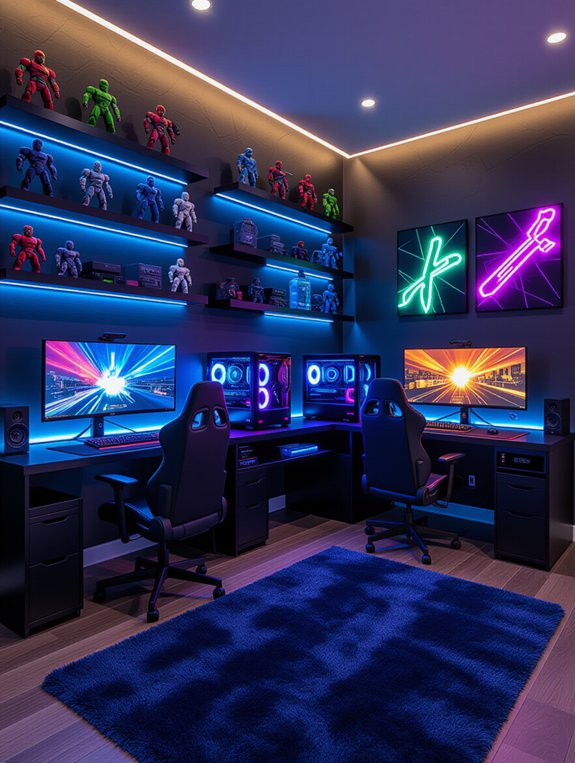 dynamic tech gaming space