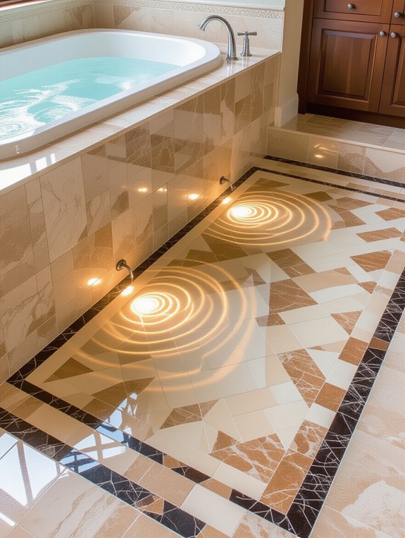 natural stone bathroom flooring