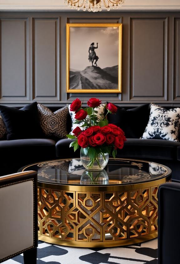 geometric elegance and glamour