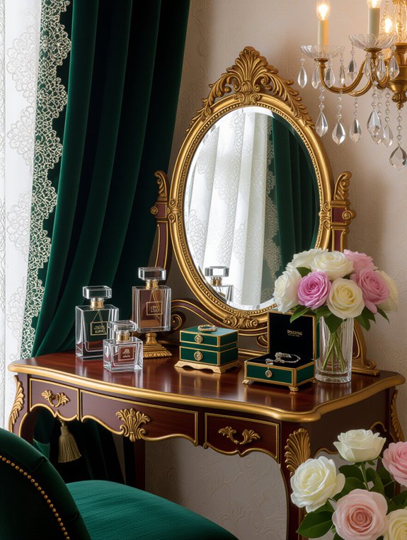 vintage elegance for vanity