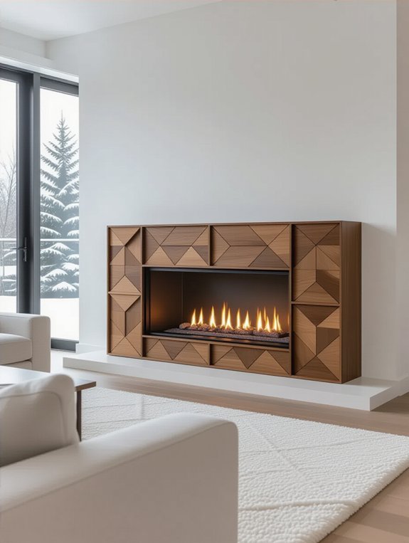 customizable modular fireplace