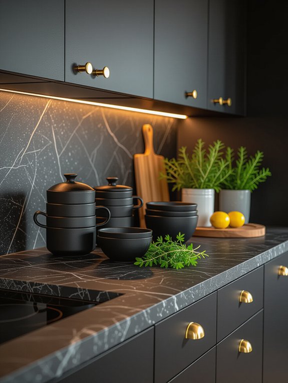 elegant soapstone kitchen countertop