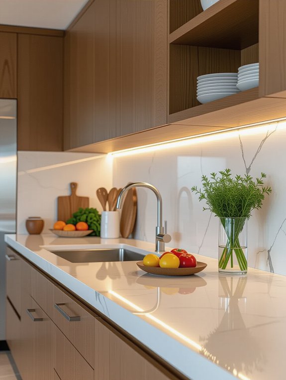 durable Corian kitchen countertop