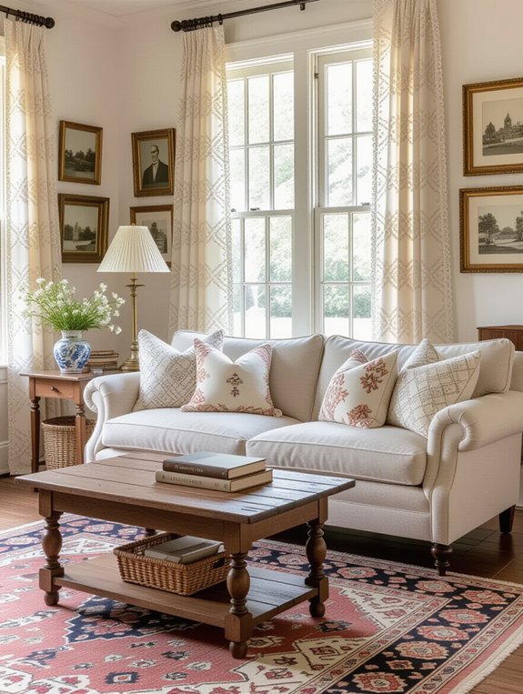 vintage charm with beige