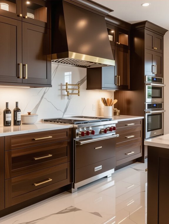 sophisticated dark walnut elegance