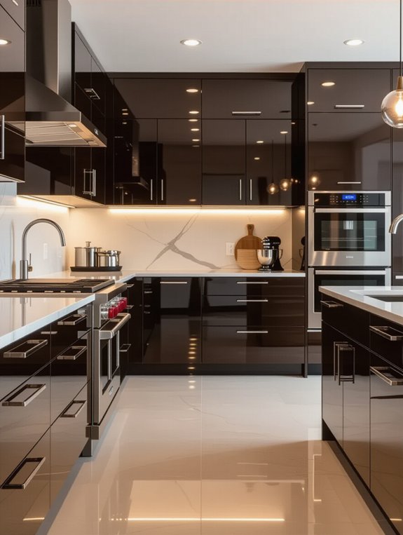 high gloss vs matte finishes